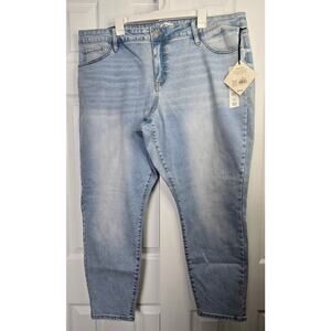 Ava & Viv Women's Mid-Rise Skinny Jeans- Size 22